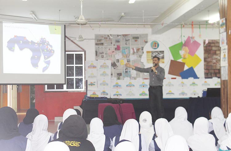QFM held an activity in Al Baseerah international school